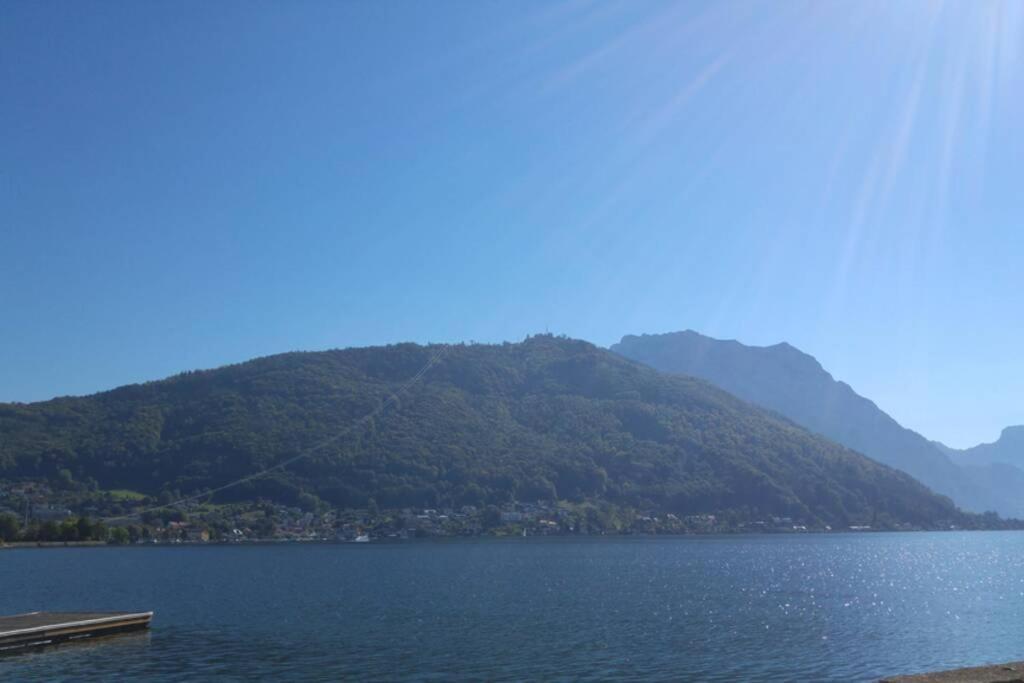 Altstadtwohnung Traunstein mit Traunseeblick 1A Gmunden Exterior foto