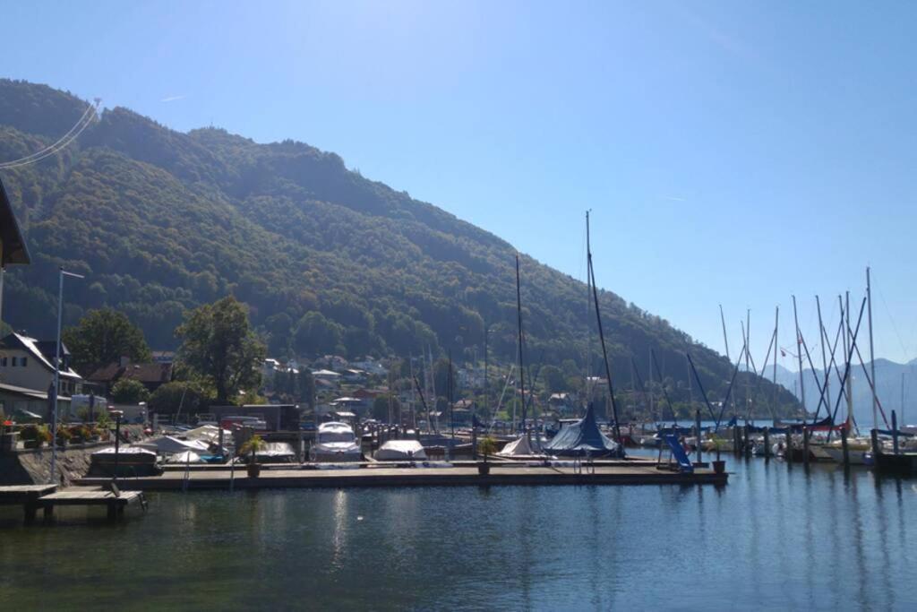 Altstadtwohnung Traunstein mit Traunseeblick 1A Gmunden Exterior foto