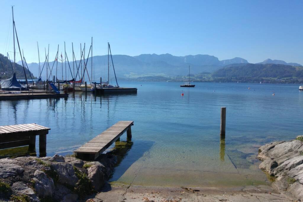 Altstadtwohnung Traunstein mit Traunseeblick 1A Gmunden Exterior foto